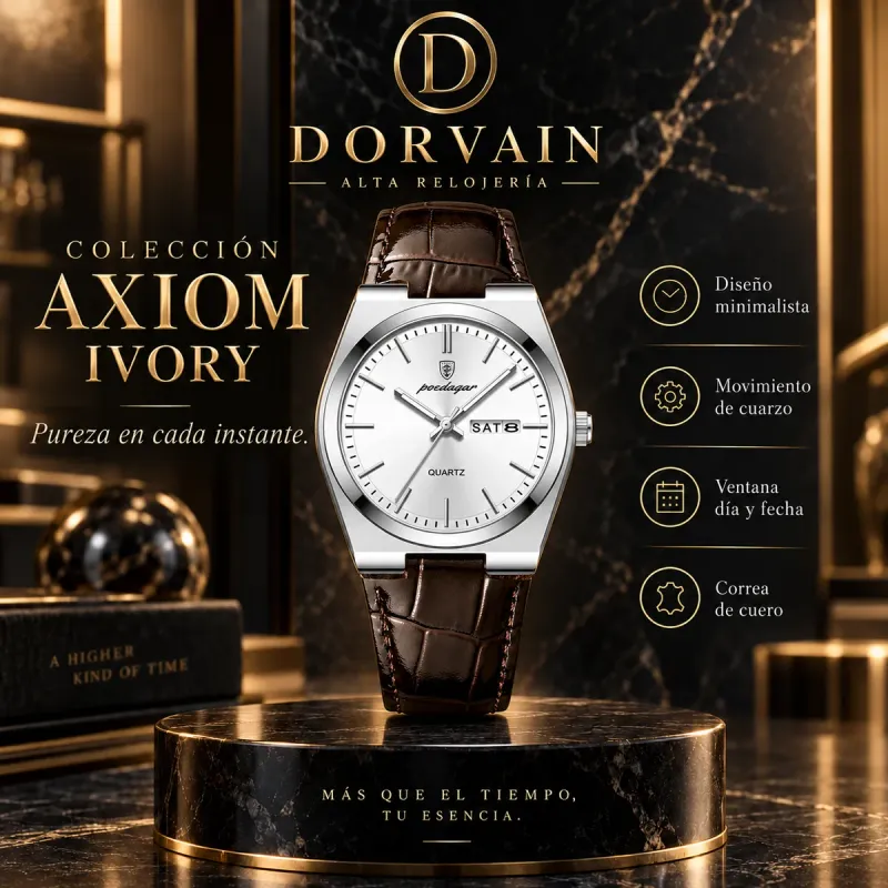 Dorvain Axiom Ivory · Blanco — Portada