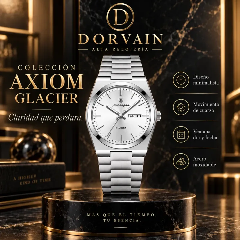 Dorvain Axiom Glacier · Blanco — Portada