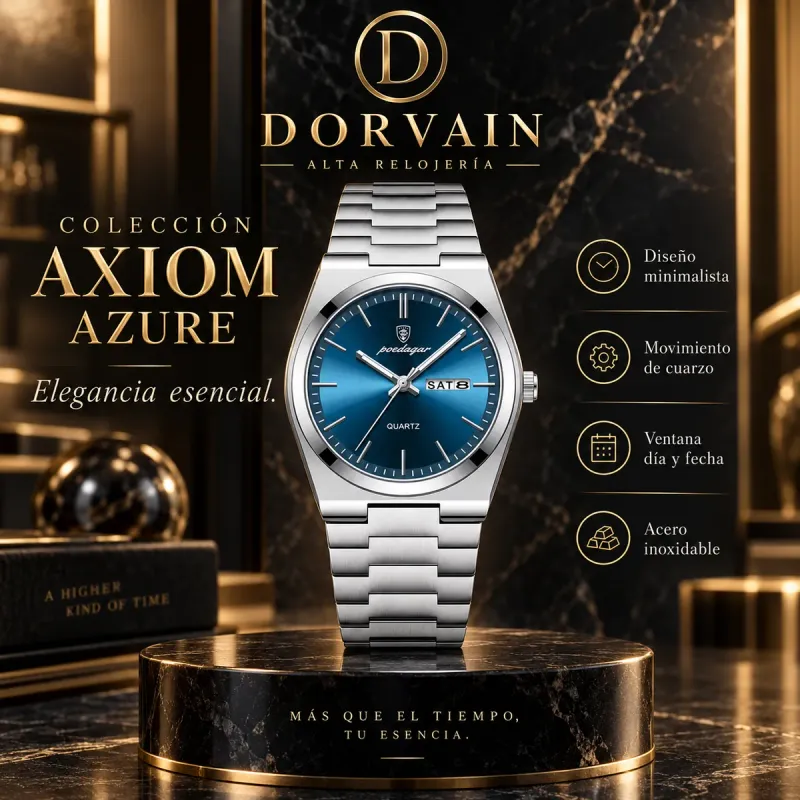 Dorvain Axiom Azure · Azul — Portada