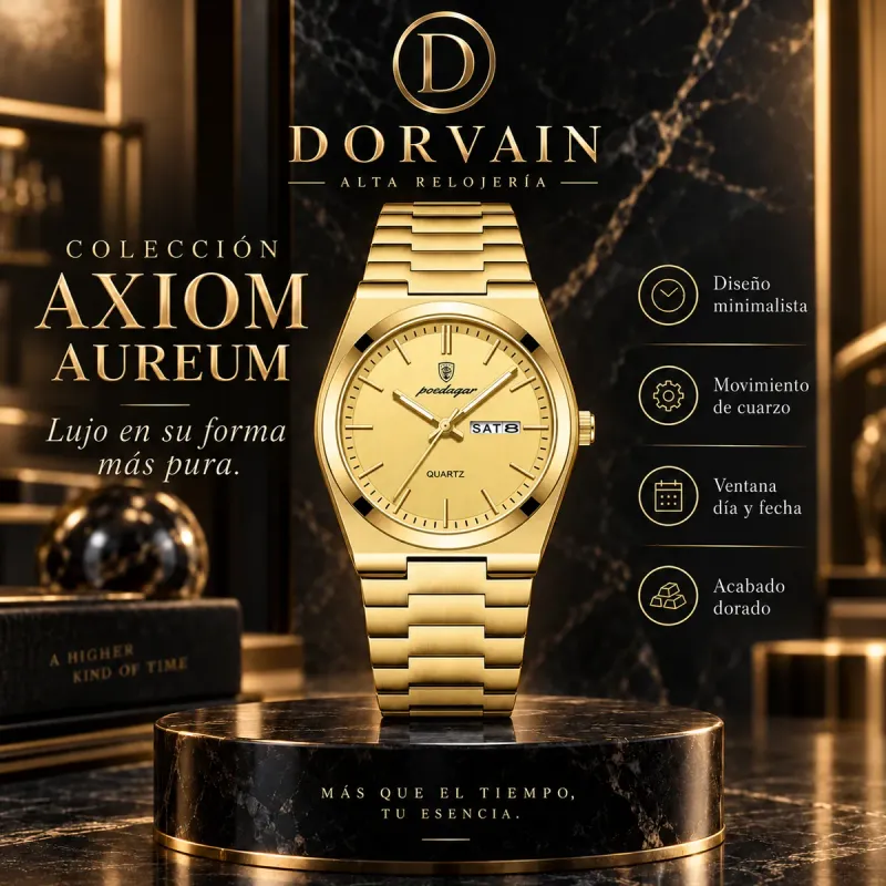 Dorvain Axiom Aureum · Dorado — Portada