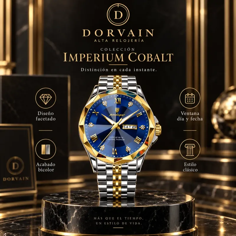 Dorvain Imperium Cobalt · Azul — Portada