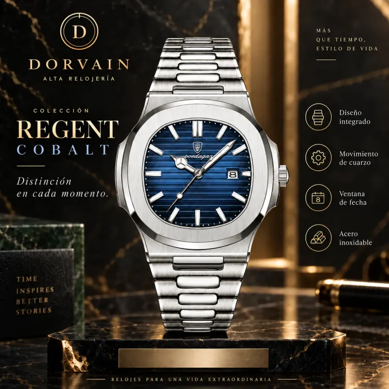 Dorvain Regent Cobalt · Azul — Portada