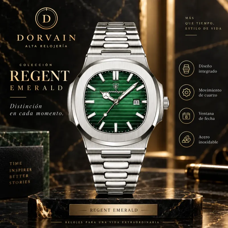 Dorvain Regent Emerald · Verde — Portada