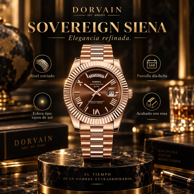 Dorvain Sovereign Chocolate · Marrón — Portada