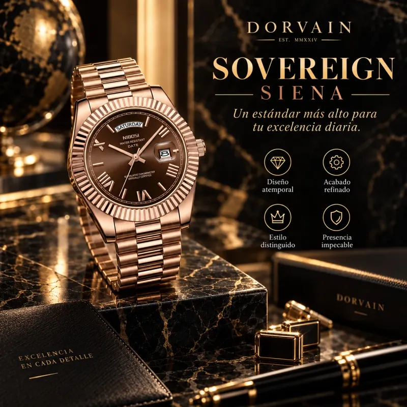 Dorvain Sovereign Chocolate · Marrón — Primer plano