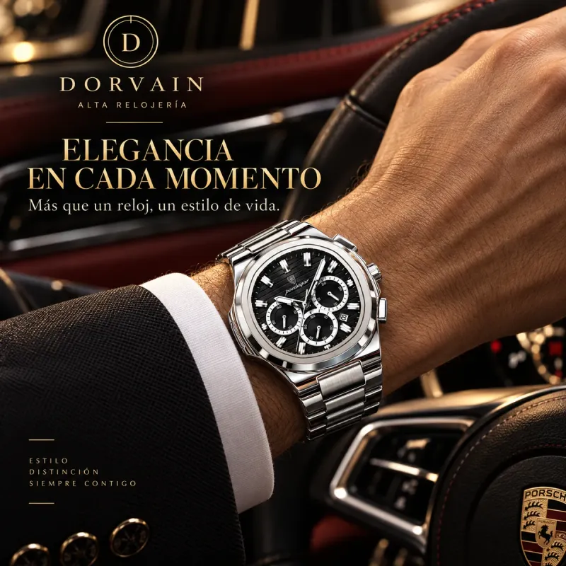 Dorvain Vértice Onyx · Negro — En la muñeca