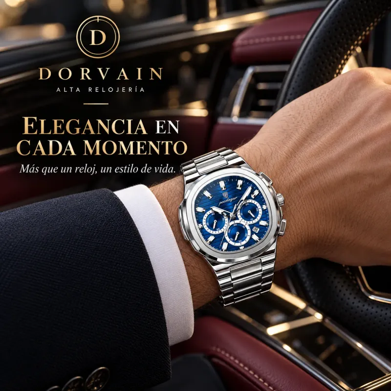 Dorvain Vértice Cobalt · Azul — En la muñeca