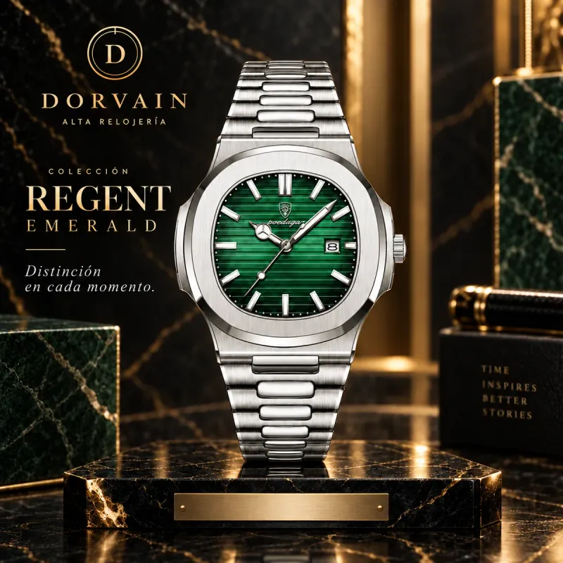 Dorvain Regent Emerald · Verde — Presentación