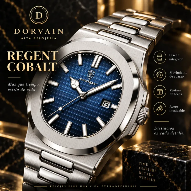 Dorvain Regent Cobalt · Azul — Presentación