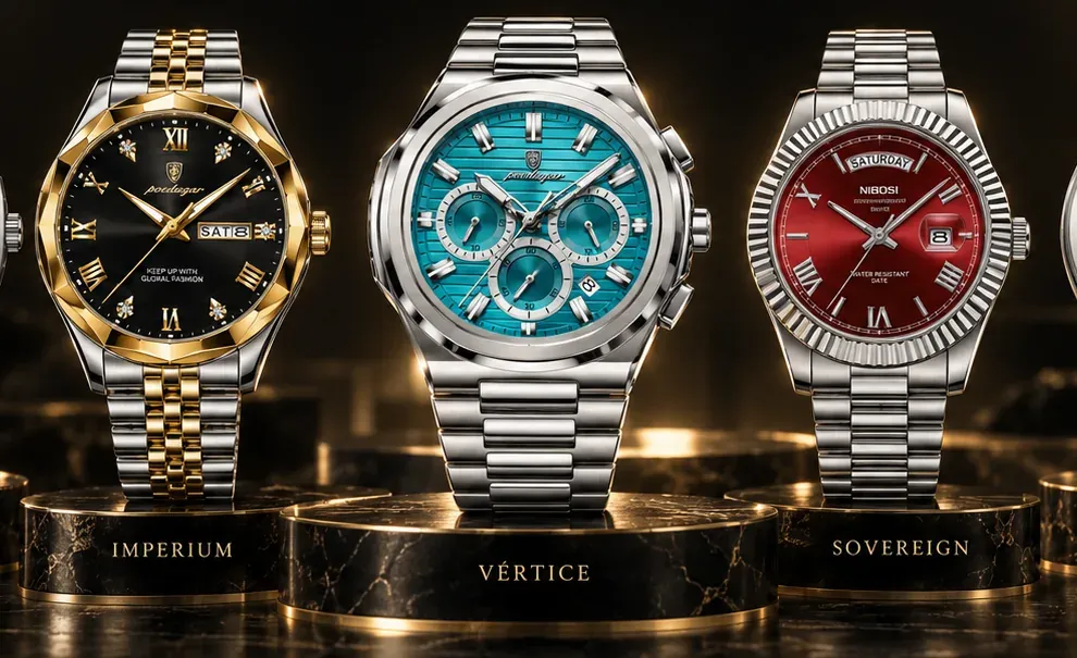 Los cinco modelos Dorvain: Regent, Imperium, Vértice, Sovereign y Axiom